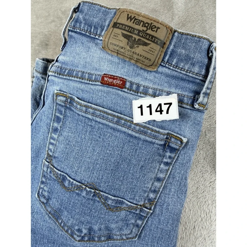 Wrangler Jeans Men's‎ Slim Straight Denim Blue 30x30 1092SSWCY Stretch